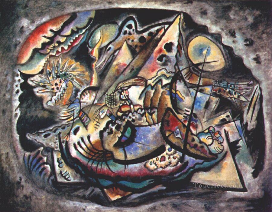 Grey oval Wassily Kandinsky Oil Paintings